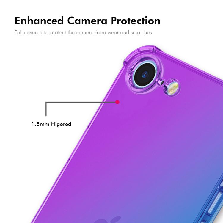 For iPhone 16e ENKAY Hat-Prince Gradient Airbag TPU Phone Case(Purple Gold) - free shipping - PMC TechLife - Order now!