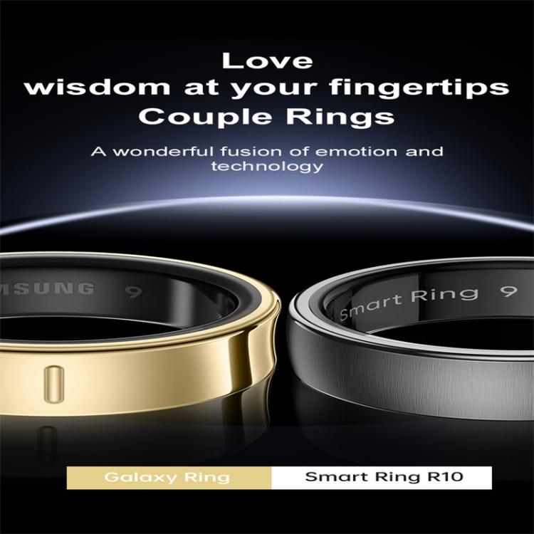 R10 SIZE 8 Smart Ring, Support Heart Rate / Blood Oxygen / Sleep / Multiple Sports Modes(Silver) - free shipping - PMC TechLife - Order now!