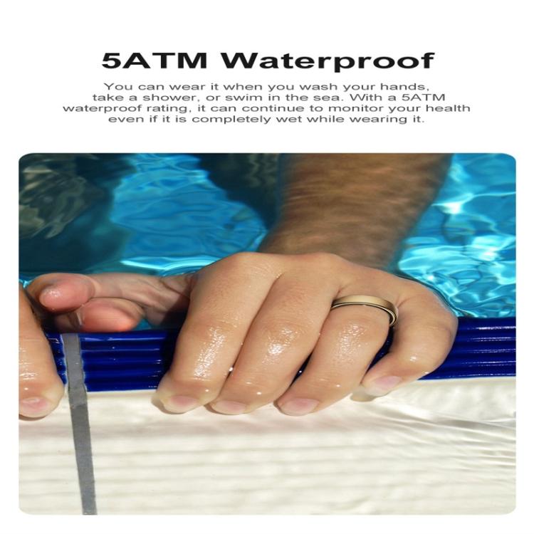 R10 SIZE 8 Smart Ring, Support Heart Rate / Blood Oxygen / Sleep / Multiple Sports Modes(Rose Gold) - free shipping - PMC TechLife - Order now!