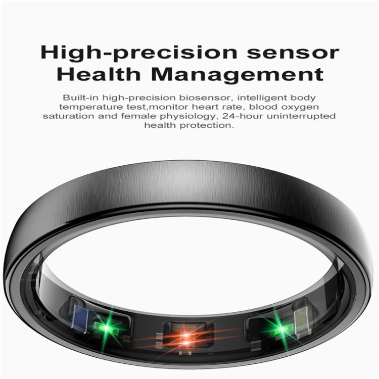 R10 SIZE 11 Smart Ring, Support Heart Rate / Blood Oxygen / Sleep / Multiple Sports Modes(Black) - free shipping - PMC TechLife - Order now!