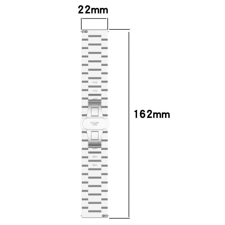 For OPPO Watch X2 Twill Texture Stainless Steel Metal Watch Band(Gold) - free shipping - PMC TechLife - Order now!