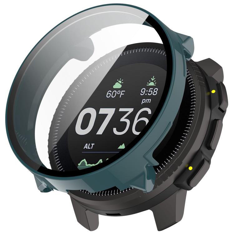 For Suunto Vertical Tempered Film Integrated PC Watch Protective Case(Pine Green) - Watch Case by PMC TechLife | Online Shopping South Africa | PMC TechLife | Buy Now Pay Later Mobicred