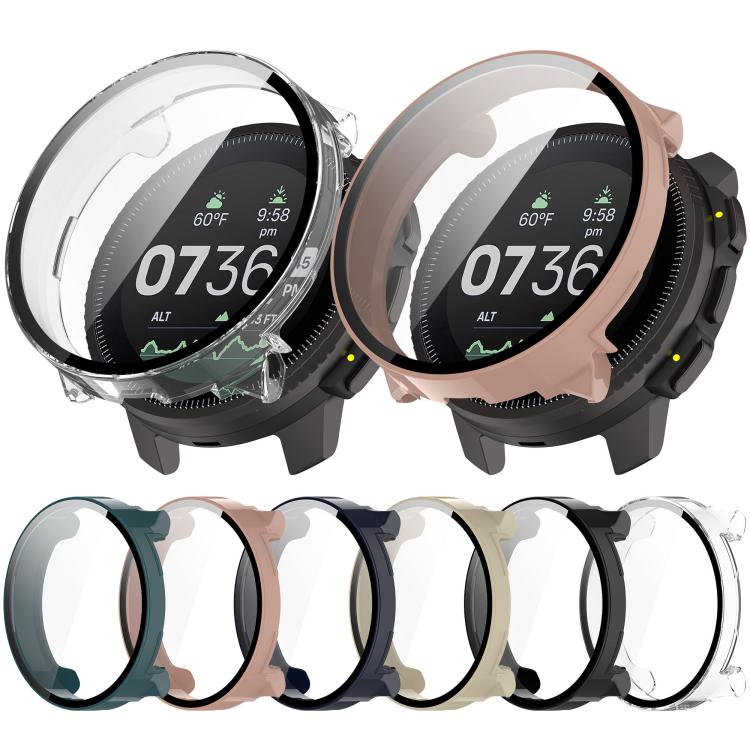 For Suunto Vertical Tempered Film Integrated PC Watch Protective Case(Cherry Pink) - Watch Case by PMC TechLife | Online Shopping South Africa | PMC TechLife | Buy Now Pay Later Mobicred