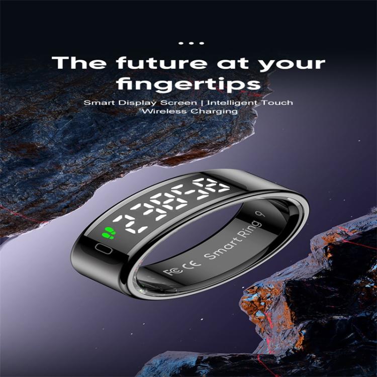 R11 SIZE 12 Smart Ring, Support Heart Rate / Blood Oxygen / Sleep / Multiple Sports Modes(Black) - free shipping - PMC TechLife - Order now!