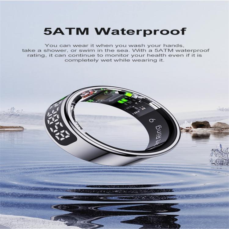 R11 SIZE 12 Smart Ring, Support Heart Rate / Blood Oxygen / Sleep / Multiple Sports Modes(Black) - free shipping - PMC TechLife - Order now!