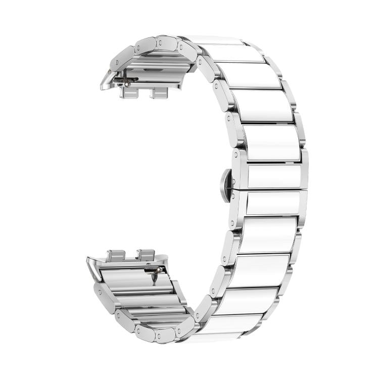 For Honor Band 9 Butterfly Buckle Ceramic White Metal Watch Band(Silver) - free shipping - PMC TechLife - Order now!