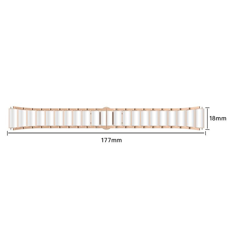 For Honor Band 9 Butterfly Buckle Ceramic White Metal Watch Band(Rose Gold) - free shipping - PMC TechLife - Order now!