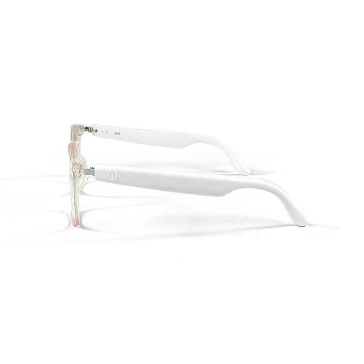 GS03 Smart Glasses, Support AI Smart Chip / Outdoor Sports / Bluetooth Call / Remote Control Photography(White) - free shipping - PMC TechLife - Order now!