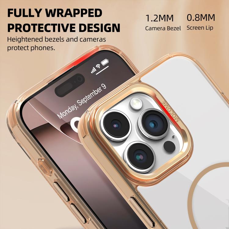 For iPhone 16e Star Shield Thin Circle MagSafe Phone Case(White) - iPhone 16e Cases by PMC TechLife | Online Shopping South Africa | PMC TechLife | Buy Now Pay Later Mobicred