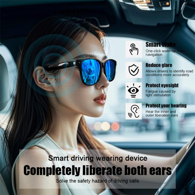 GS08 Smart Glasses, Support AI Smart Chip / Bluetooth Call / Smart Driving Navigatiion(Black) - free shipping - PMc TechLife - Order now!