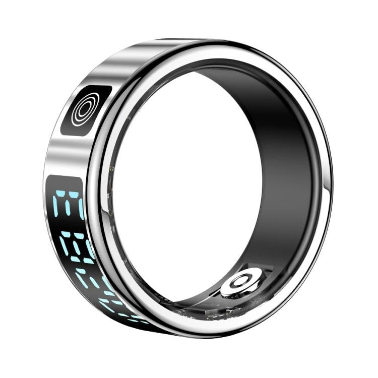 SR08 SIZE 8 Smart Ring, Support Hand Gestures Control / Health Monitoring / Multiple Sports Modes(Silver) - free shipping - PMc TechLife - Order now!