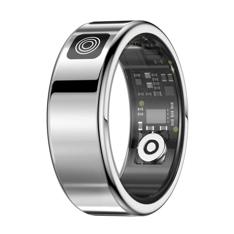 SR08 SIZE 8 Smart Ring, Support Hand Gestures Control / Health Monitoring / Multiple Sports Modes(Silver) - free shipping - PMc TechLife - Order now!