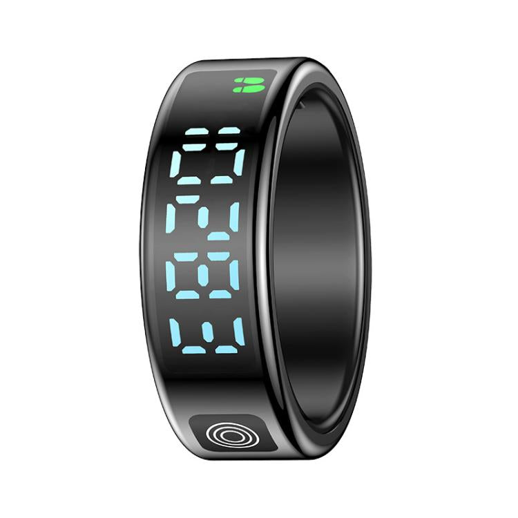 SR08 SIZE 9 Smart Ring, Support Hand Gestures Control / Health Monitoring / Multiple Sports Modes(Black) - free shipping - PMc TechLife - Order now!