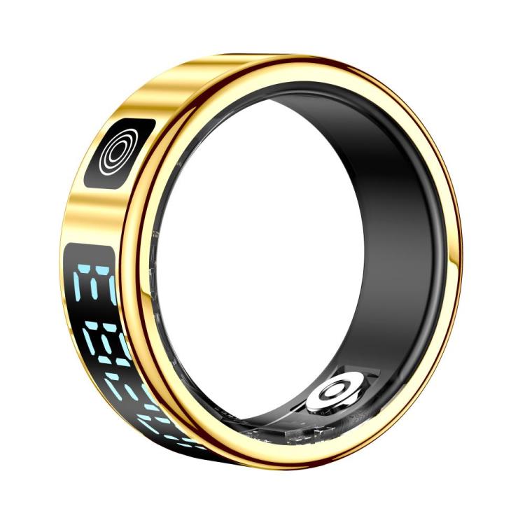 SR08 SIZE 9 Smart Ring, Support Hand Gestures Control / Health Monitoring / Multiple Sports Modes(Gold) - free shipping - PMc TechLife - Order now!