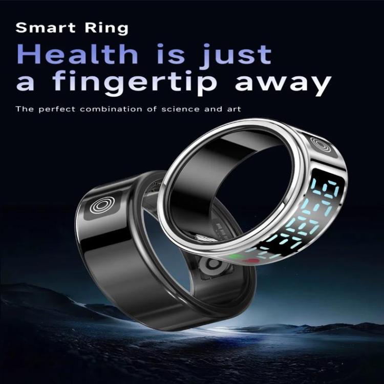 SR08 SIZE 9 Smart Ring, Support Hand Gestures Control / Health Monitoring / Multiple Sports Modes(Gold) - free shipping - PMc TechLife - Order now!