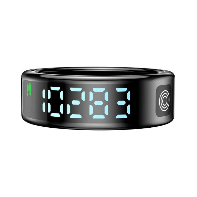SR08 SIZE 10 Smart Ring, Support Hand Gestures Control / Health Monitoring / Multiple Sports Modes(Black) - free shipping - PMc TechLife - Order now!