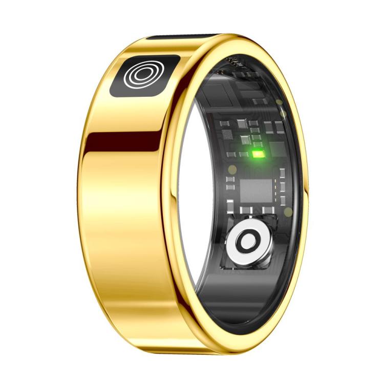 SR08 SIZE 11 Smart Ring, Support Hand Gestures Control / Health Monitoring / Multiple Sports Modes(Gold) - free shipping - PMC TechLife - Order now!