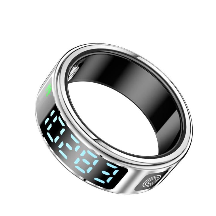 SR08 SIZE 11 Smart Ring, Support Hand Gestures Control / Health Monitoring / Multiple Sports Modes(Silver) - free shipping - PMc TechLife - Order now!