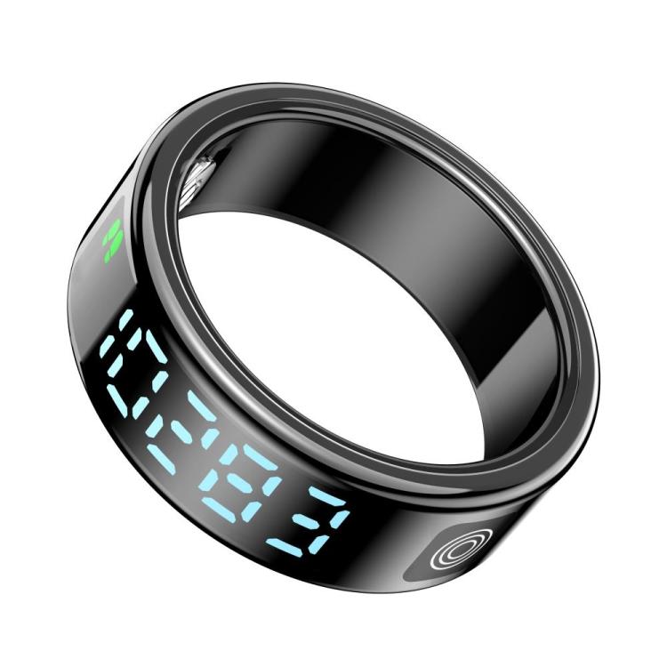 SR08 SIZE 12 Smart Ring, Support Hand Gestures Control / Health Monitoring / Multiple Sports Modes(Black) - free shipping - PMc TechLife - Order now!