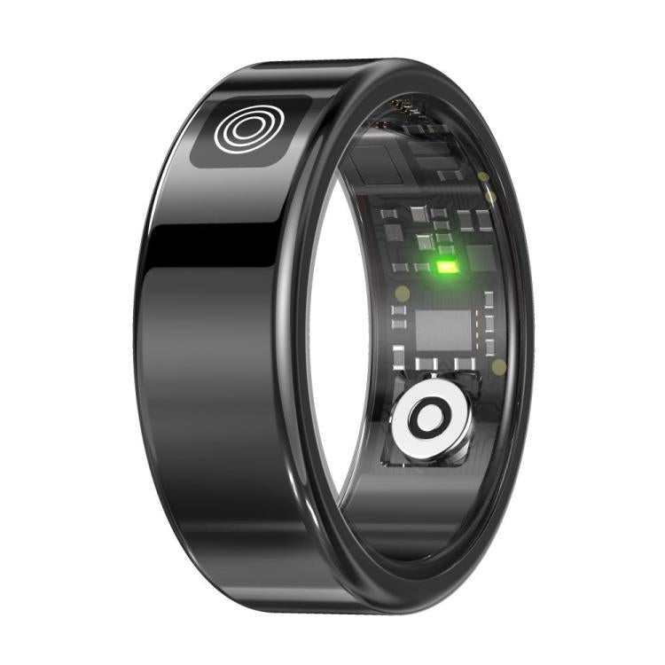 SR08 SIZE 12 Smart Ring, Support Hand Gestures Control / Health Monitoring / Multiple Sports Modes(Black) - free shipping - PMc TechLife - Order now!