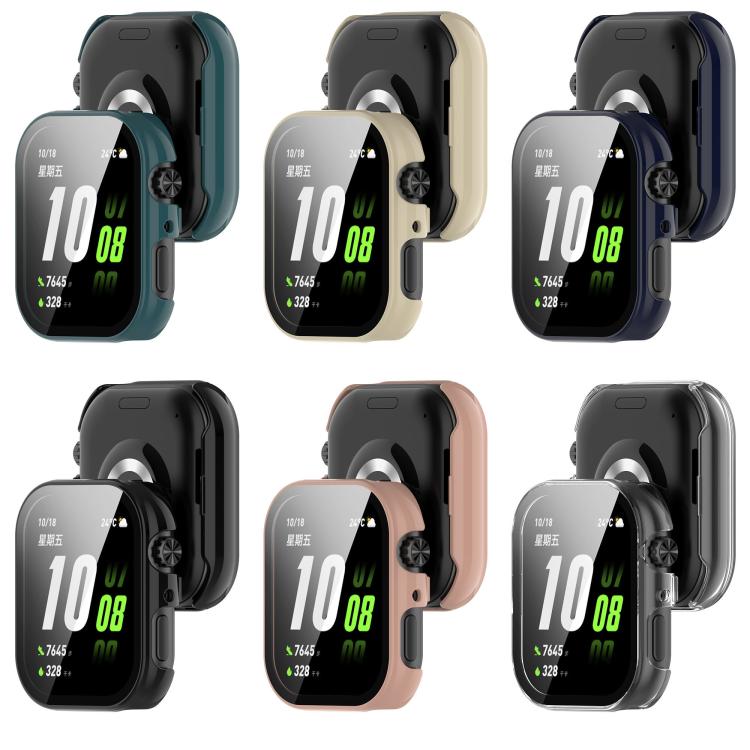 For Honor ROSSINI 2i Tempered Film Integrated PC Watch Protective Case(Ivory White) - Watch Cases by PMC TechLife | Online Shopping South Africa | PMC TechLife | Buy Now Pay Later Mobicred