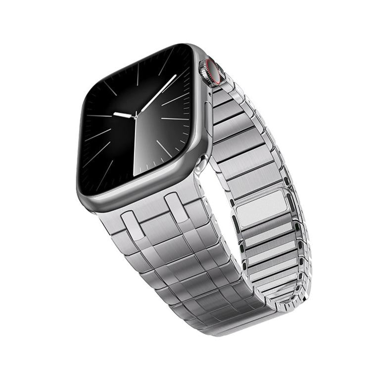 For Apple Watch 46mm / 49mm / 45mm / 44mm One Bead Magnetic Milan Stainless Steel Watch Band(Silver) - free shipping - PMC TechLife - Order now!