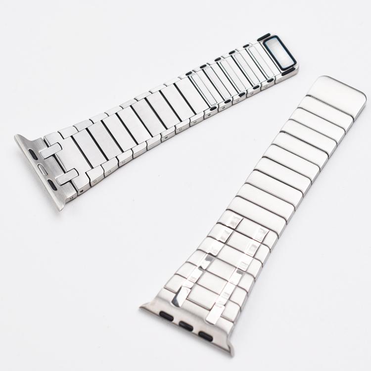 For Apple Watch 46mm / 49mm / 45mm / 44mm One Bead Magnetic Milan Stainless Steel Watch Band(Titanium Gold) - free shipping - PMC TechLife - Order now!