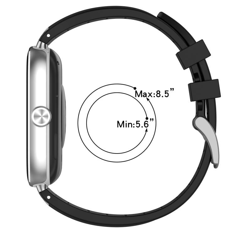 For Redmi Watch 5 / Xiaomi Smart Band 9 Pro Silver Metal Connector Silicone Watch Band(Orange) - free shipping - PMC TechLife - Order now!