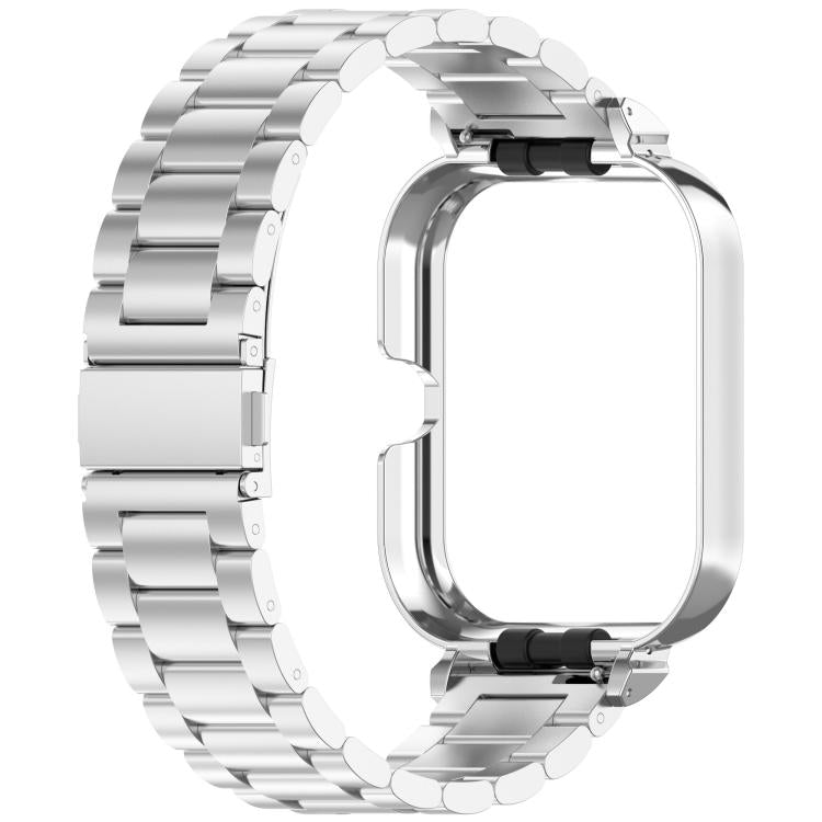 For vivo Watch GT Watch Frame Integrated Three Beads Stainless Steel Watch Band(Silver) - free shipping - PMC TechLife - Order now!