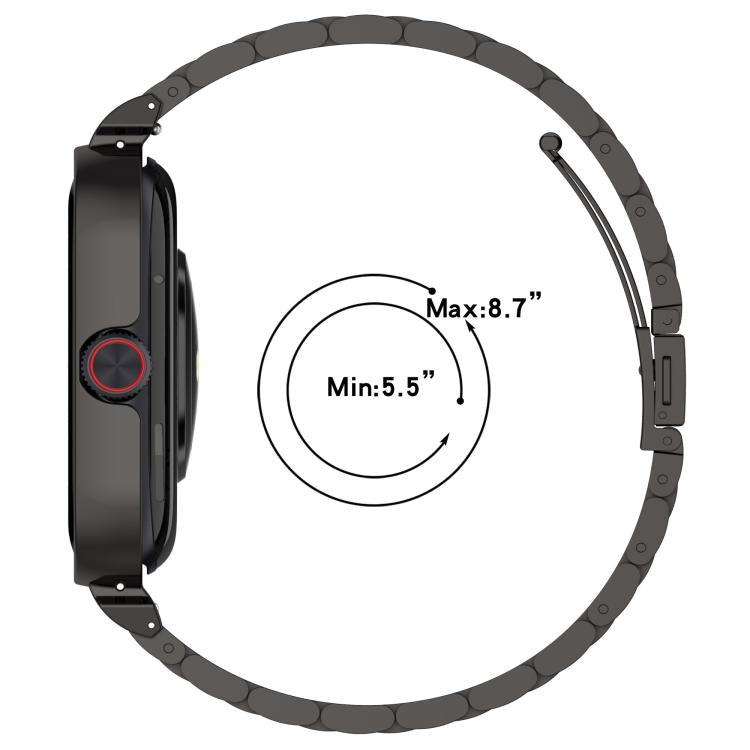 For vivo Watch GT Watch Frame Integrated Three Beads Stainless Steel Watch Band(Gold) - free shipping - PMC TechLife - Order now!