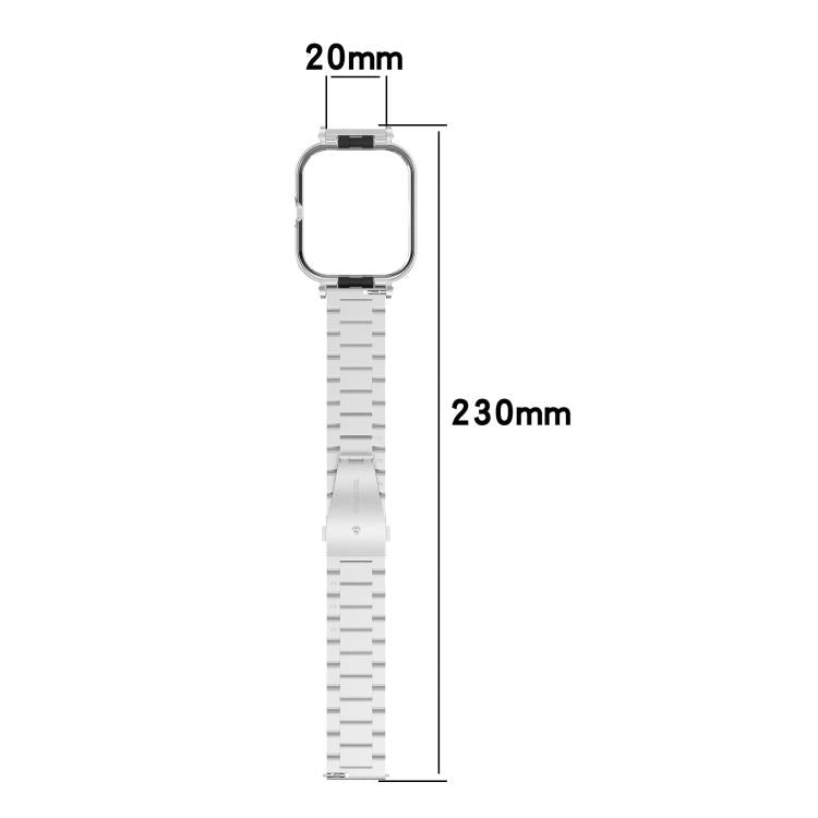 For vivo Watch GT Watch Frame Integrated Three Beads Stainless Steel Watch Band(Rose Gold) - free shipping - PMC TechLife - Order now!