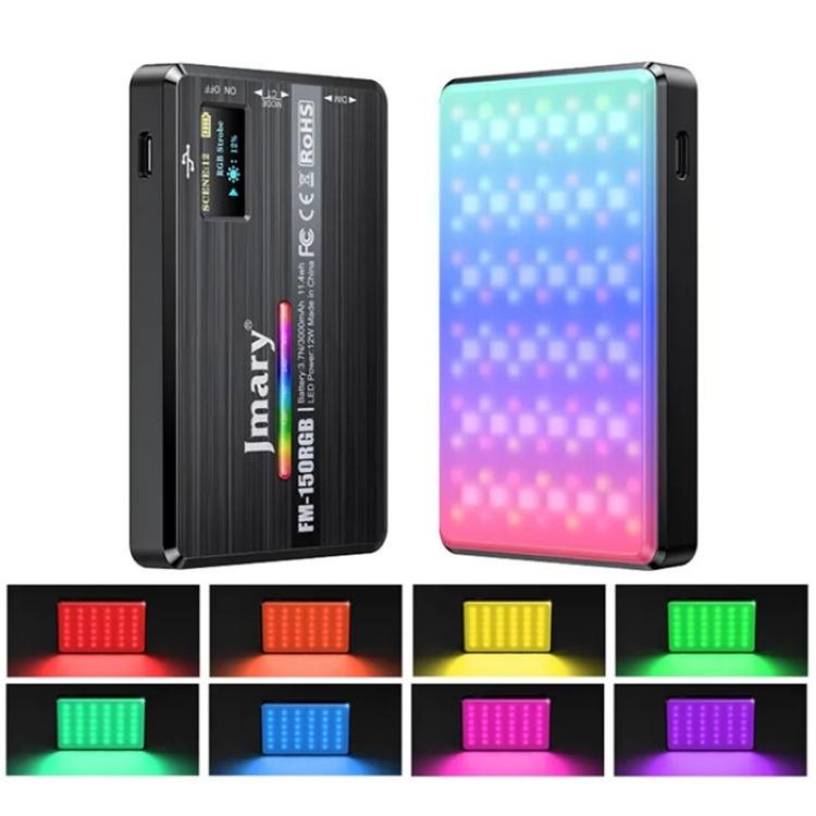 JMARY FM-150RGB For Smartphone Laptop Camera Portable LED RGB Photography Video Light - free shipping - PMC TechLife - Order now!