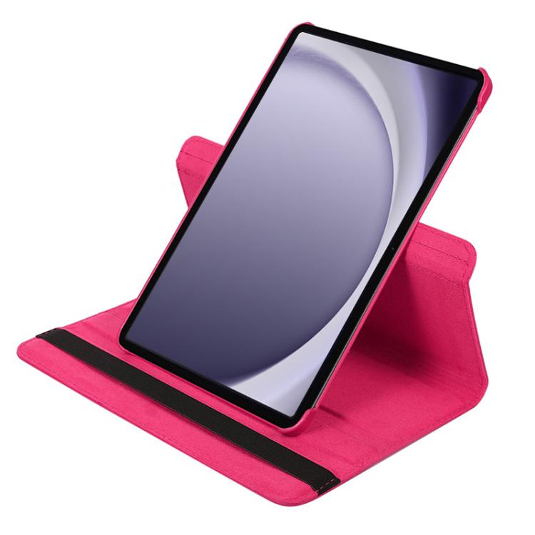 For Samsung Galaxy Tab A9+ 11.0 ENKAY 360 Degree Rotation Litchi Leather Smart Tablet Case(Dark Blue) - free shipping - PMc TechLife - Order now!