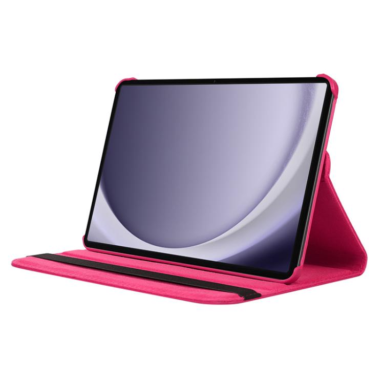 For Samsung Galaxy Tab A9 8.7 ENKAY 360 Degree Rotation Litchi Leather Smart Tablet Case(Black) - free shipping - PMc TechLife - Order now!