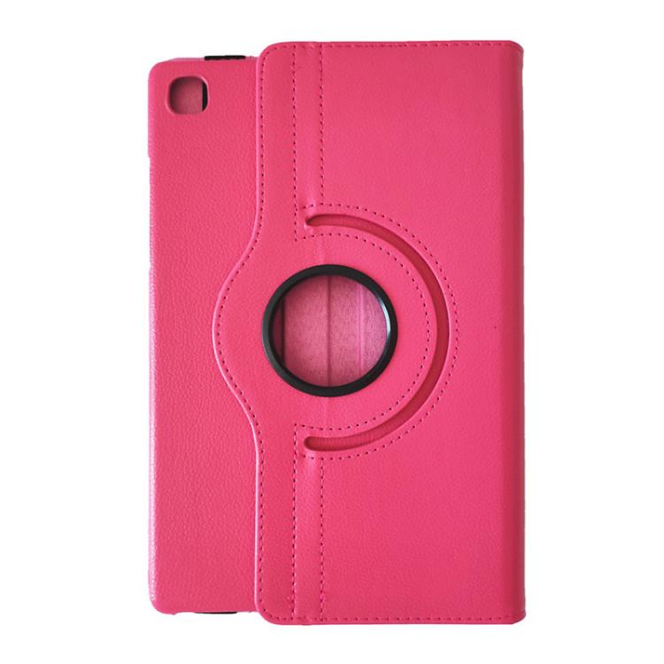 For Samsung Galaxy Tab A7 Lite 8.7 ENKAY 360 Degree Rotation Litchi Leather Smart Tablet Case(Dark Purple) - free shipping - PMc TechLife - Order now!