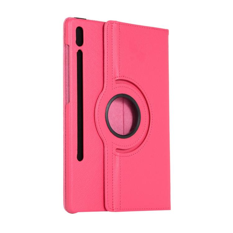 For Samsung Galaxy Tab S10 Ultra / S9 Ultra ENKAY 360 Degree Rotation Litchi Leather Smart Tablet Case(Black) - free shipping - PMc TechLife - Order now!