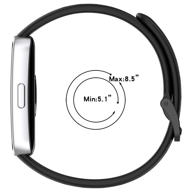 For Huawei Band 10 / 9 / 8 Metal Head Round Hole Nail Button Silicone Watch Band(Original Blue) - Watch Bands by PMC TechLife | Online Shopping South Africa | PMC TechLife | Buy Now Pay Later Mobicred
