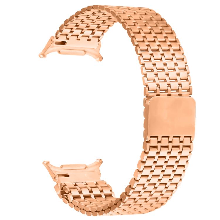 For Samsung Galaxy Watch Ultra 47mm / Ultra 2025 Nine-beads Magnetic Buckle Stainless Steel Watch Band(Rose Gold) - free shipping - PMC TechLife - Order now!