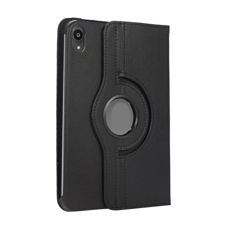 For iPad mini 2024 / mini 6 ENKAY 360 Degree Rotation Litchi Leather Smart Tablet Case(Dark Purple) - free shipping - PMc TechLife - Order now!