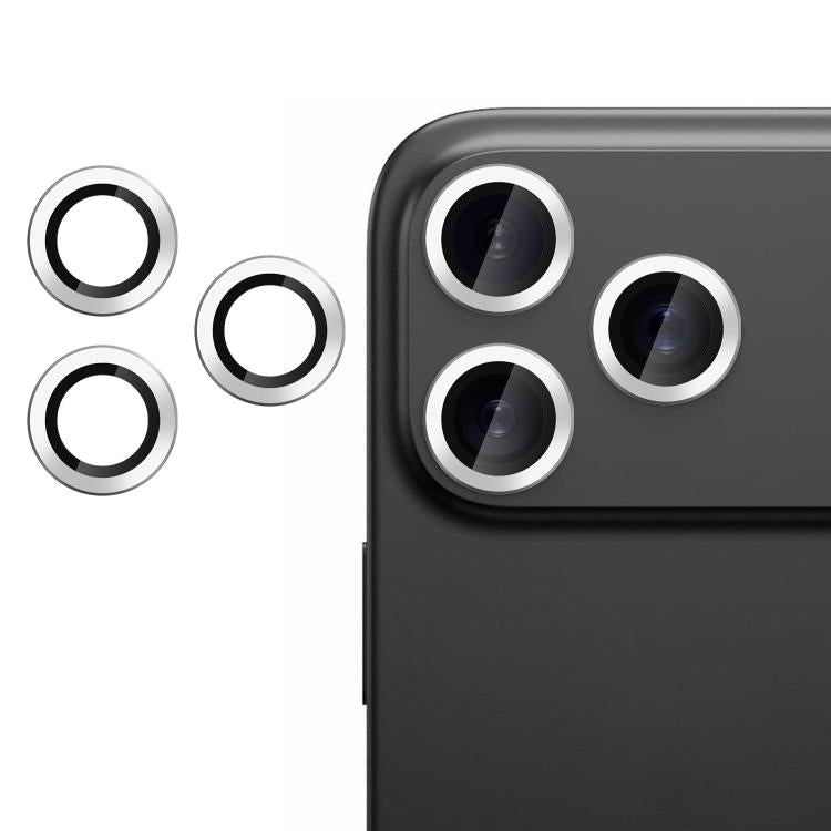 For iPhone 17 Pro Max Kalebol No Flicker Ultra-Thin Individual Camera Lens Tempered Glass Film(Silver) - iPhone 17 Pro Max Tempered Glass by Kalebol | Online Shopping South Africa | PMC TechLife | Buy Now Pay Later Mobicred