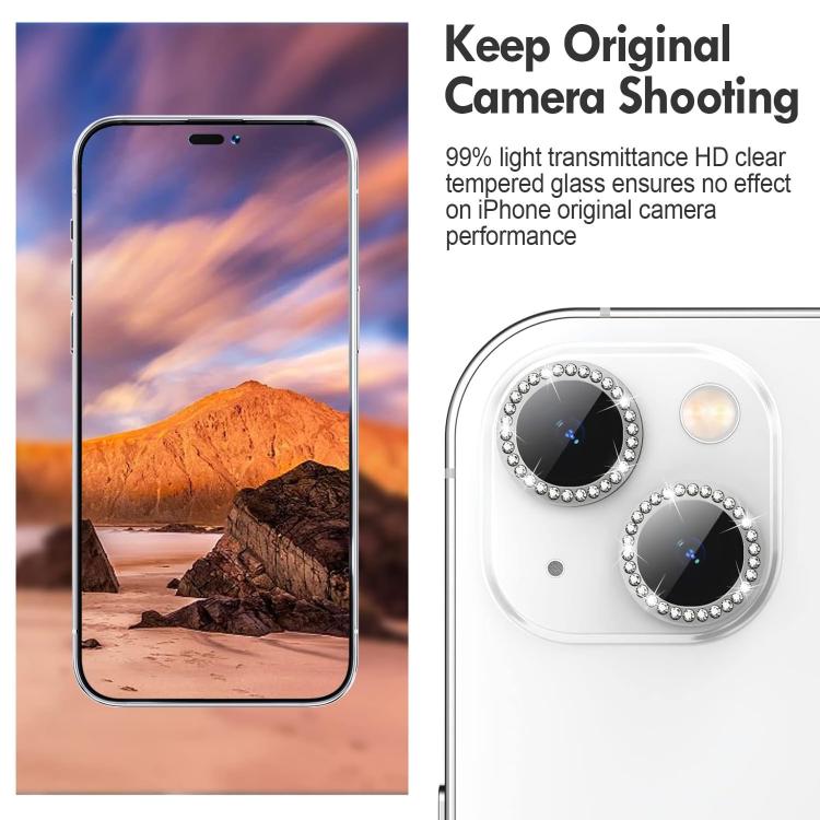 For iPhone 17 Air Kalebol Individual Camera Lens Diamond Ring Protector(Black) - iPhone 17 Air Tempered Glass by Kalebol | Online Shopping South Africa | PMC TechLife | Buy Now Pay Later Mobicred