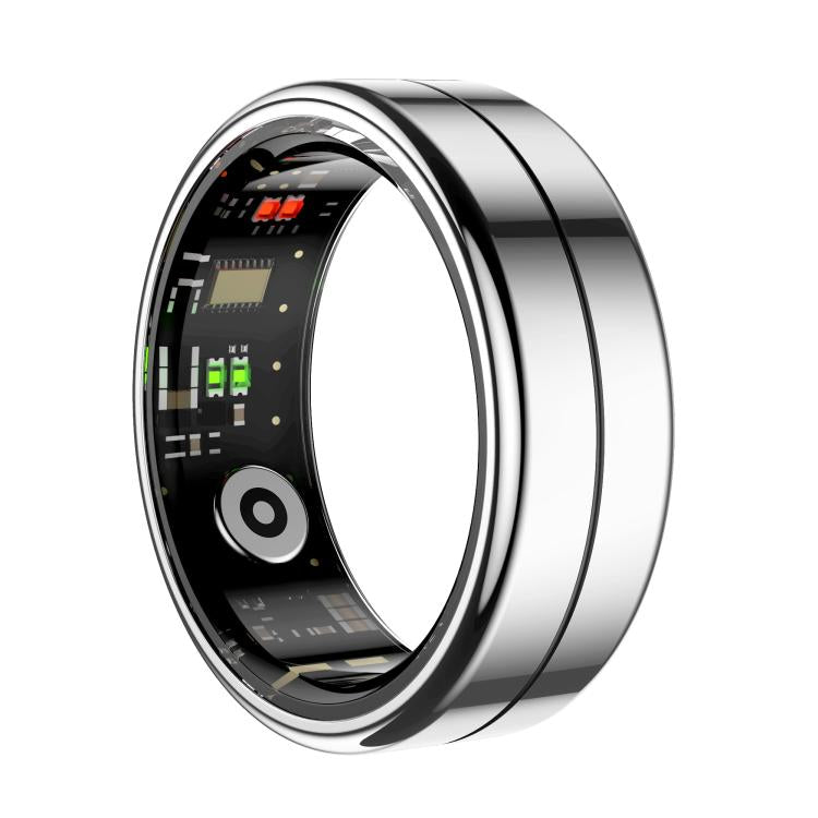 R04 SIZE 8 Smart Ring, Support Heart Rate / Blood Oxygen Monitoring / Sleep / Take Photos(Silver) - free shipping - PMC TechLife - Order now!