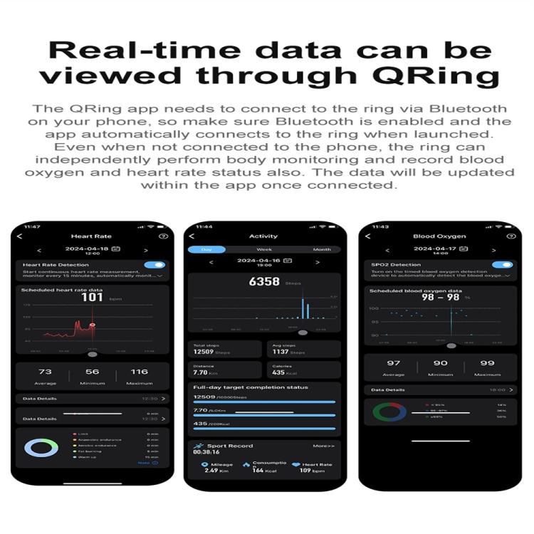 R04 SIZE 9 Smart Ring, Support Heart Rate / Blood Oxygen / Sleep Monitoring / Take Photos(Rose Gold) - free shipping - PMc TechLife - Order now!