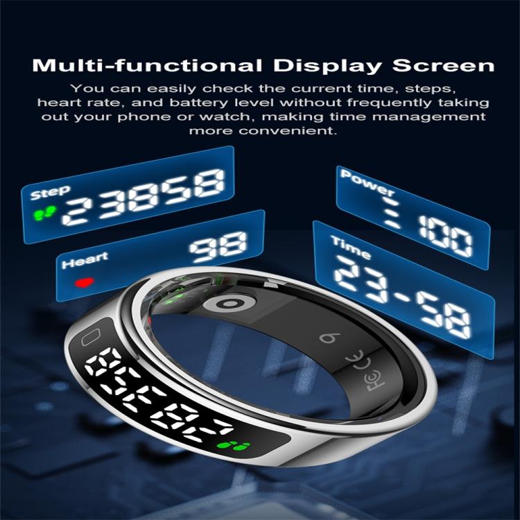 R11C SIZE 11 Smart Ring, Support Heart Rate / Blood Oxygen / Sleep Monitoring / Multiple Sport Modes(Black) - free shipping - PMC TechLife - Order now!