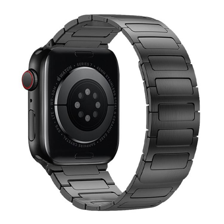 For Apple Watch 42mm / 41mm / 40mm / 38mm I-Beam Magnetic Stainless Steel Strap(Titanium Gray) - free shipping - PMC TechLife - Order now!