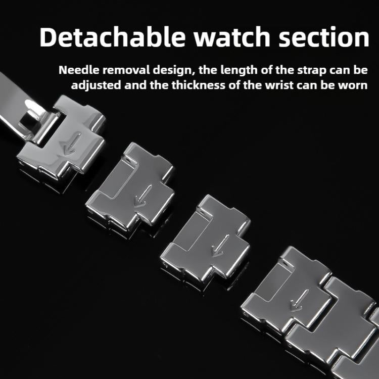 For Xiaomi Smart Band 9 / 8 Irregular Butterfly Buckle Metal Stainless Steel Watch Band(Gold) - free shipping - PMC TechLife - Order now!