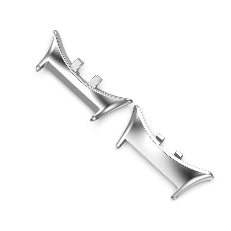 For vivo watch5 1 Pair 20mm 316 Stainless Steel Metal Watch Band Connector(Silver) - free shipping - PMC TechLife - Order now!