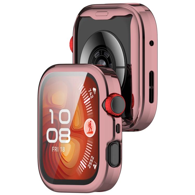 For Huawei Watch Fit 4 Electroplated TPU Full Coverage Watch Protective Case(Pink) - free shipping - PMC TechLife - Order now!