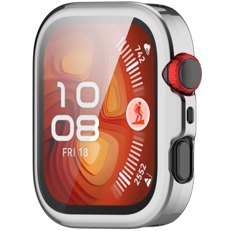 For Huawei Watch Fit 4 Electroplated TPU Full Coverage Watch Protective Case(Silver) - free shipping - PMC TechLife - Order now!