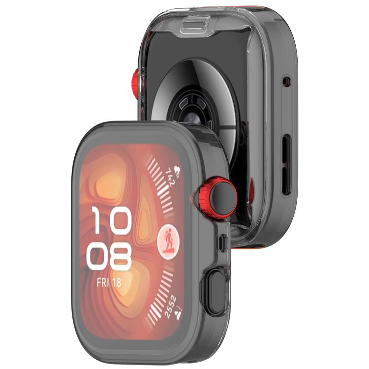For Huawei Watch Fit 4 Pro Electroplated TPU Full Coverage Watch Protective Case(Transparent) - free shipping - PMC TechLife - Order now!